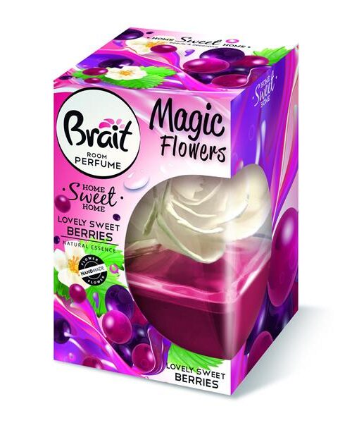 Brait Magic Flower Dekoracyjny Odświeżacz powietrza Lovely Sweet Berries 75ml-1