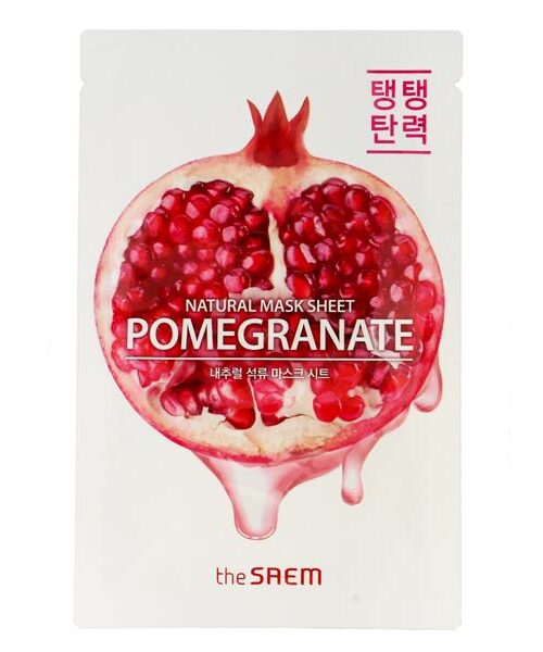 The SAEM Natural Mask Sheet Maska na tkaninie Pomegranate 21ml-1