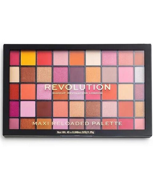 Makeup Revolution Maxi Reloaded Palette (45) Paleta cieni do powiek Big Big Love 1 szt.-1