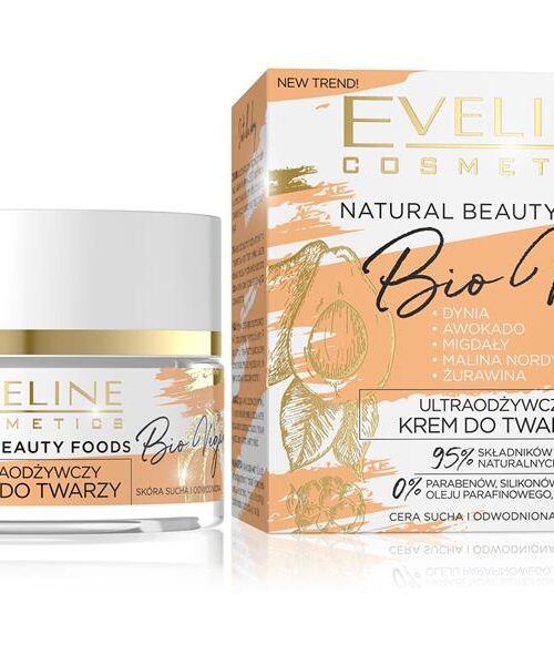Eveline Natural Beauty Foods Aktywnie Ultraodżywczy Krem na dzień i noc Bio Vegan 50ml-1