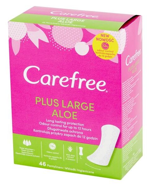 Carefree Plus Large Aloe Wkładki higieniczne 1op.-46szt-1
