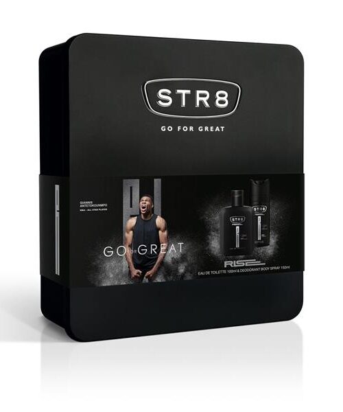 STR 8 Rise Zestaw prezentowy (dezodorant spray 150ml+woda toaletowa 100ml)-1