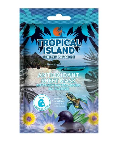 Marion Tropical Island Maska na tkaninie antyoksydacyjna Phuket Paradise 1szt-1