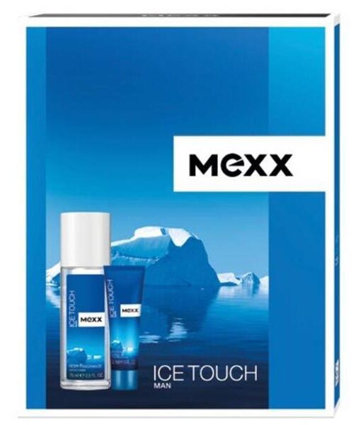 Mexx Zestaw prezentowy Ice Touch Man (deo naturalny spray 75ml+żel pod prysznic 50ml)-1
