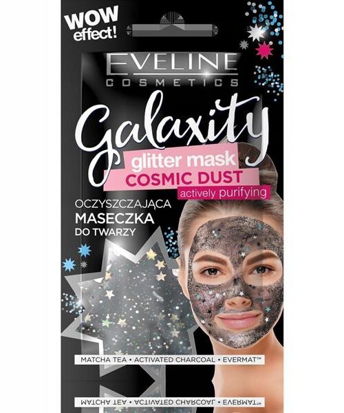 Galaxity Glitter Mask oczyszczająca maseczka do twarzy Cosmic Dust 2x5ml-1