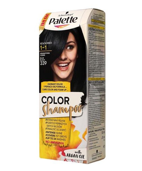 Palette Color Shampoo Szampon koloryzujący nr 1-1 (339) Granatowa Czerń 1op.-1