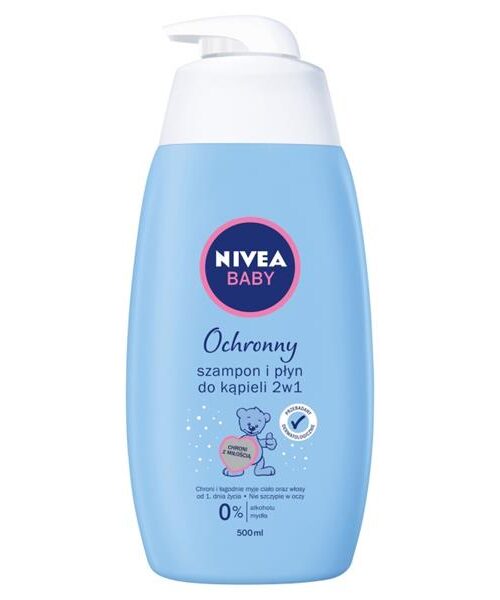 Baby ochronny szampon i płyn do kąpieli dla dzieci 2w1 500ml-1