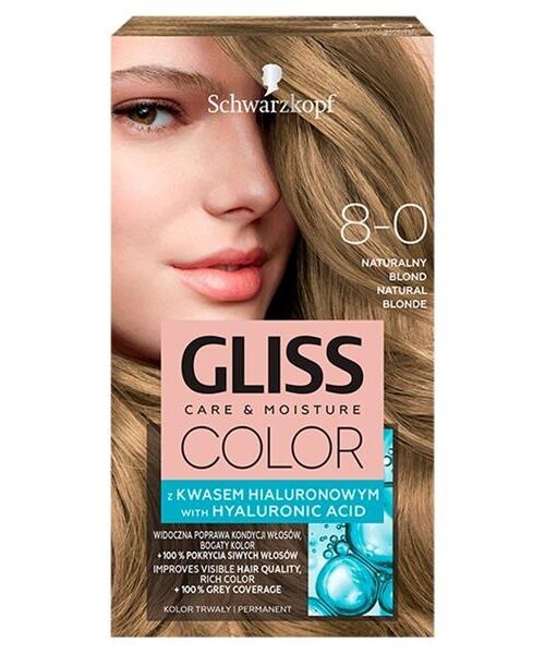 Gliss Color krem koloryzujący do włosów 8-0 Naturalny Blond-1