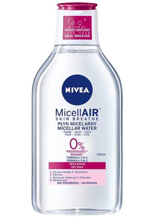 MicellAir Skin Breathe pielęgnujący płyn micelarny do cery suchej 400ml-1