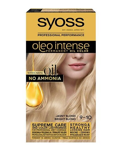 Oleo Intense farba do włosów trwale koloryzująca z olejkami 9-10 Jasny Blond-1