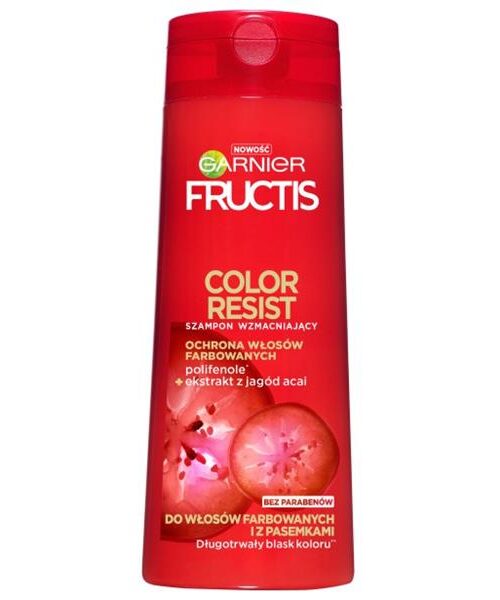 Fructis Color Resist szampon wzmacniający do włosów farbowanych i z pasemkami 400ml-1