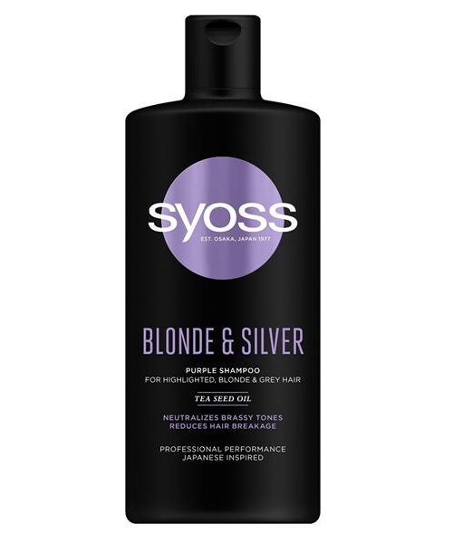 Blonde & Silver Purple Shampoo szampon neutralizujący żółte tony do włosów blond i siwych 440ml-1