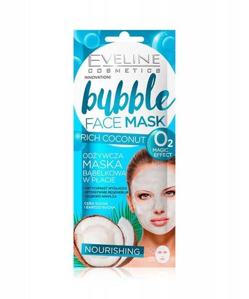 Bubble Face Mask odżywcza bąbelkowa maska w płachcie Kokos 7ml-1