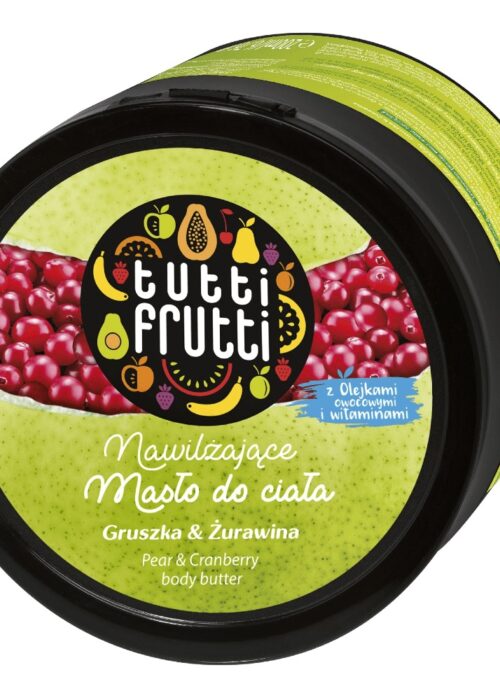 Tutti Frutti Gruszka&Żurawina nawilżające masło do ciała 200ml-1