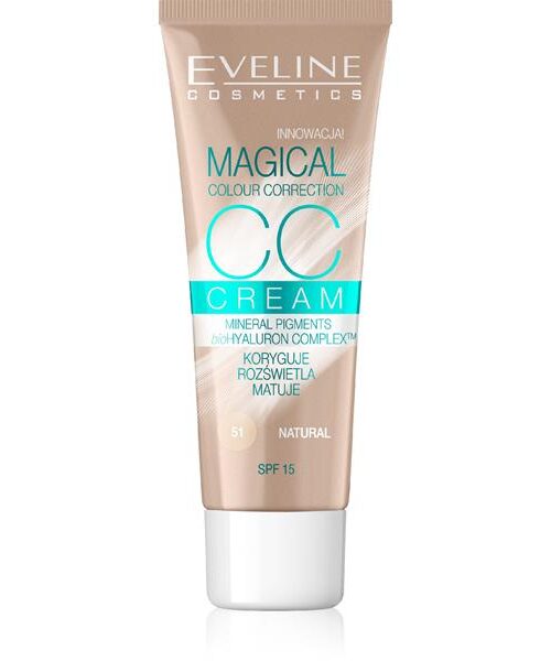 Eveline Fluid Magical CC Cream nr 51 Naturalny 30ml-1