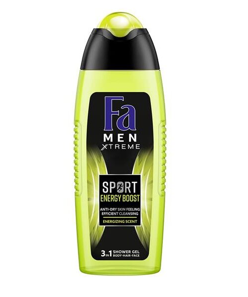 Men Xtreme Sport Energy Boost Shower Gel żel pod prysznic do mycia ciała i włosów dla mężczyzn 250ml-1