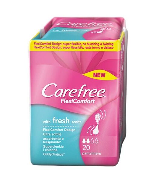 Carefree Flexi Comfort Fresh Scent Wkładki higieniczne 1op.-20szt-1