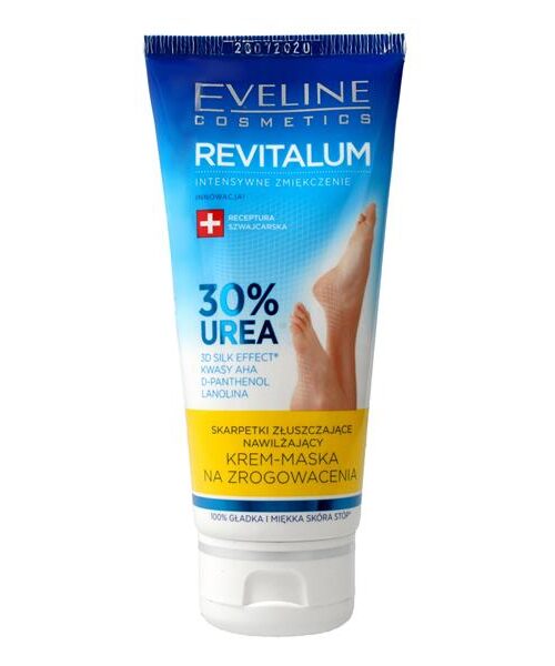 Eveline Revitalum 30% Urea Krem-maska na zrogowacenia-skarpetki złuszczające 100ml-1