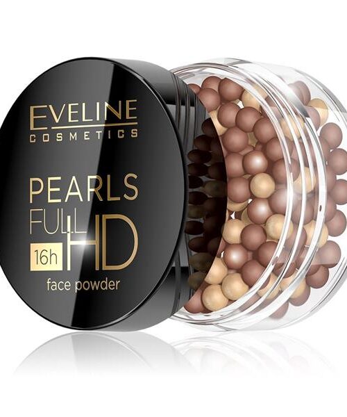 Eveline Pearls Full HD Puder w perełkach brązujący 15g-1