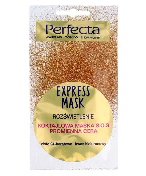 Perfecta Express Mask Koktajlowa Maska S.O.S rozświetlająca 8ml-1