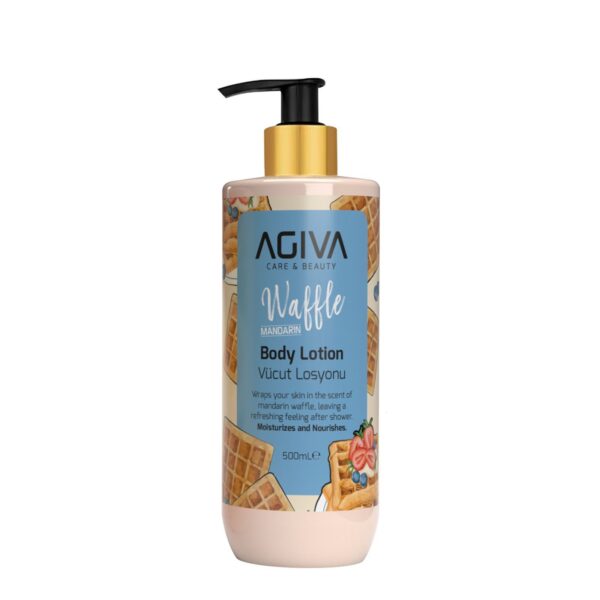 AGIVA BALSAM DO CIAŁA O ZAPACHU MANDARYNKOWEGO WAFELKA 500ML