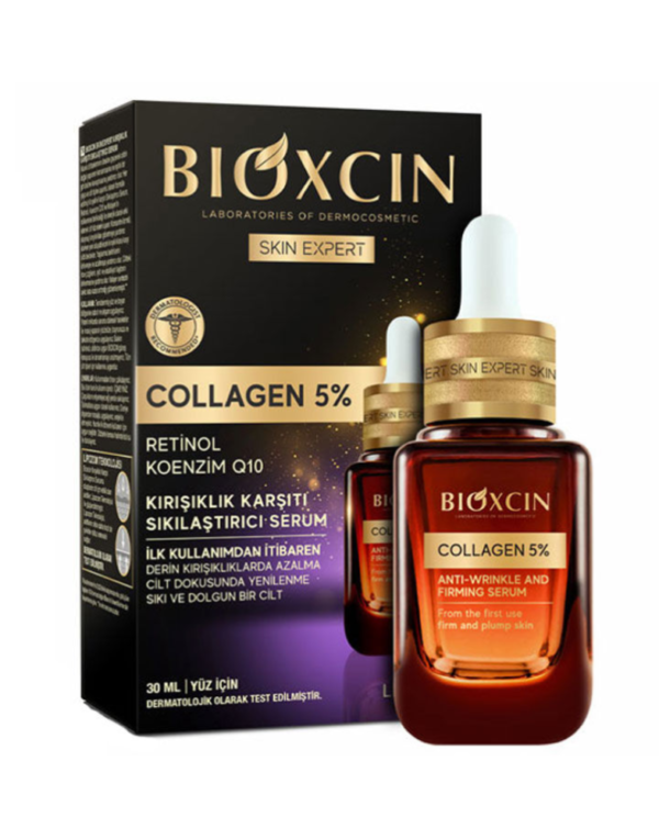 BIOXCIN SERUM PRZECIWZMARSZCZKOWE DO TWARZY KOLAGEN 5% 30ml