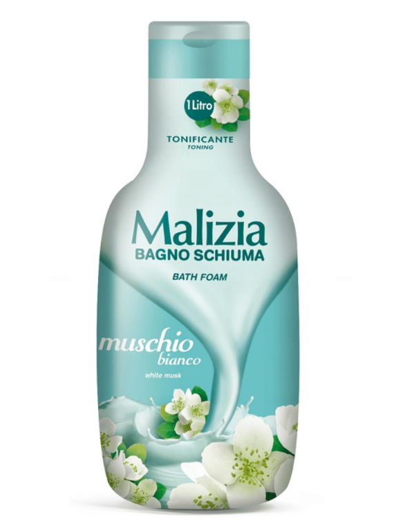 MALIZIA PŁYN DO KĄPIELI MUSCHIO BIANCO 1000ML