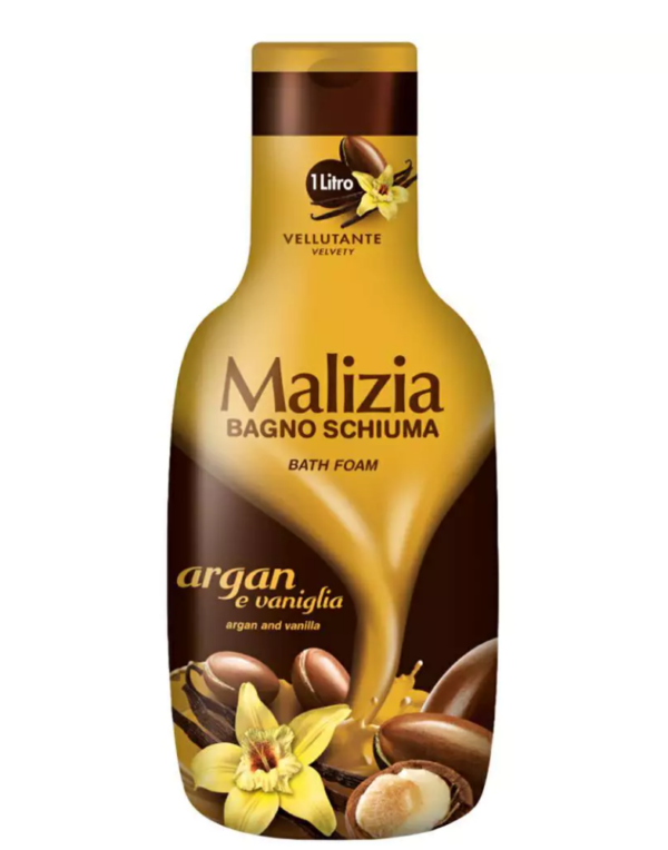 MALIZIA PŁYN DO KĄPIELI ARGAN&VANILIA 1000ML