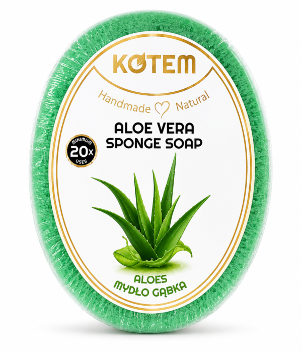 KOTEM MYDŁO W GĄBCE ALOES 125G