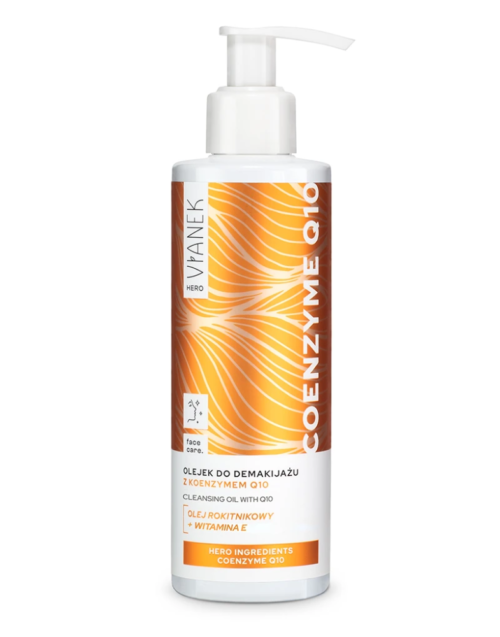 VIANEK HERO Q10 OLEJEK DO DEMAKIJAŻU Z KOENZYMEM  Q10 195ML