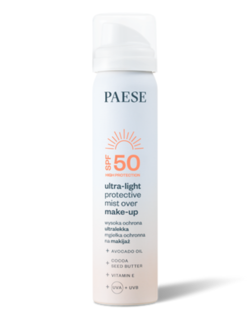 PAESE MGIEŁKA OCHRONNA ULTRALEKKA NA MAKIJAŻ SPF50 75ML