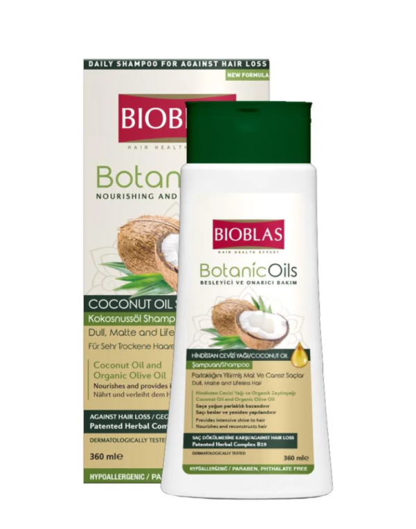 BIOBLAS BOTANIC OILS  SZAMPON KOKOSOWY 360ML