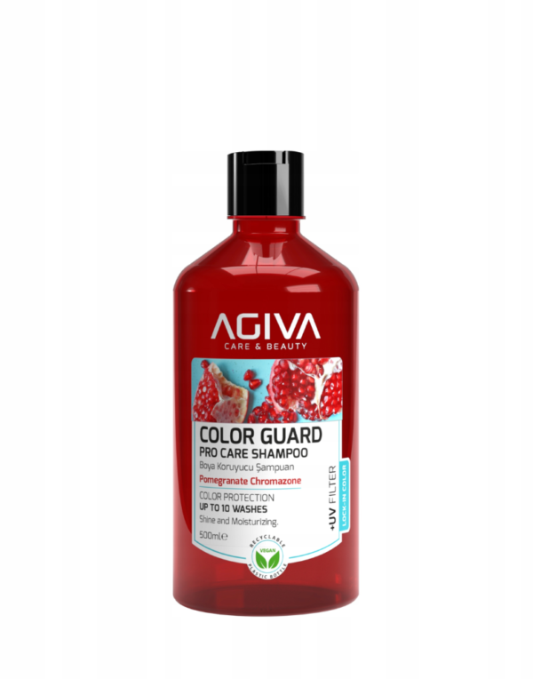 AGIVA SZAMPON DO WŁOSÓW FARBOWANYCH Z GRANATEM 400ML
