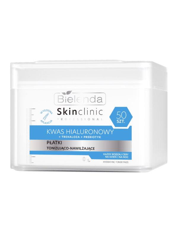 BIELENDA PROFESSIONAL SKIN CLINIC PŁATKI DO TWARZY TONIZUJĄCO-NAWILŻAJĄCE 50SZT