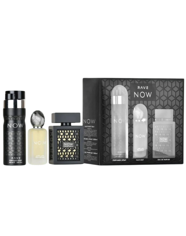 ZESTAW LATTAFA RAVE NOW MEN EDP 100ML+DEO 200ML+HAIRMIST 50ML