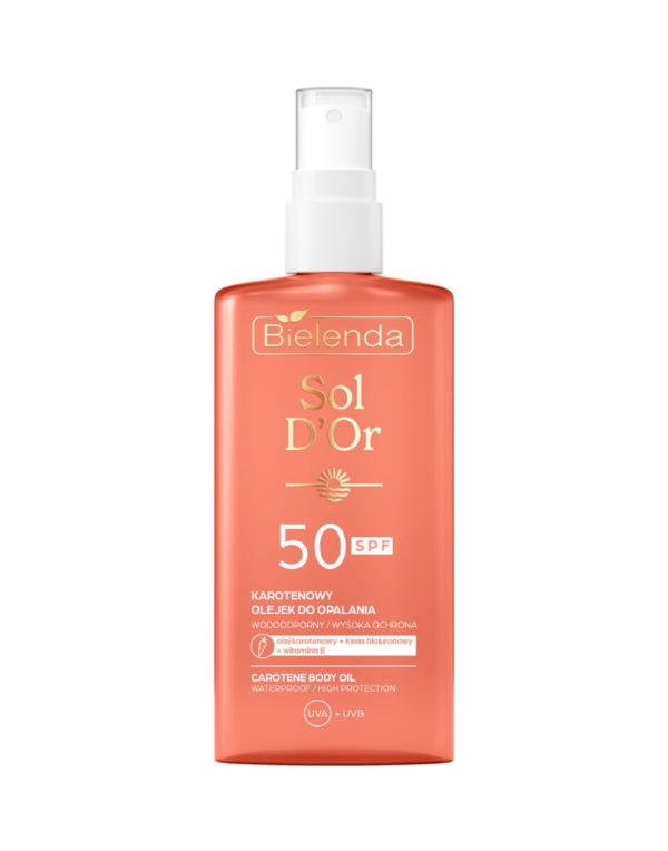 BIELENDA SOL DOR OLEJEK DO OPALANIA KAROTENOWY SPF50 150ML