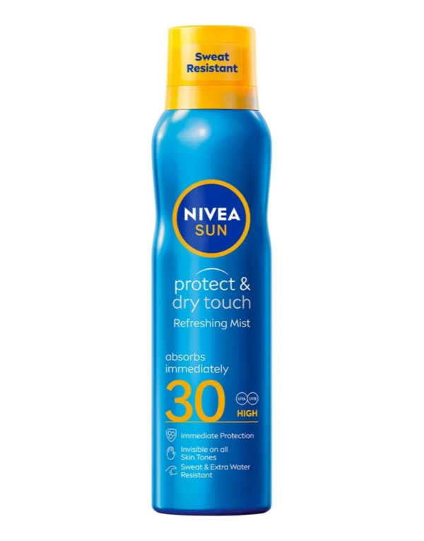 NIVEA SUN PROTECT&DRY TOUCH OCHRONNY BALSAM W AREOZOLU SPF30 200ML