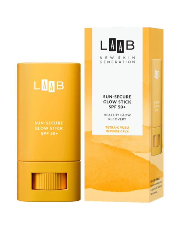 AA LAAB PRZECIWSŁONECZNY SZTYFT DO TWARZY TETRA-C YUZU INTENSE CPLX SUN-SECURE GLOW STICK SPF50+ 20G