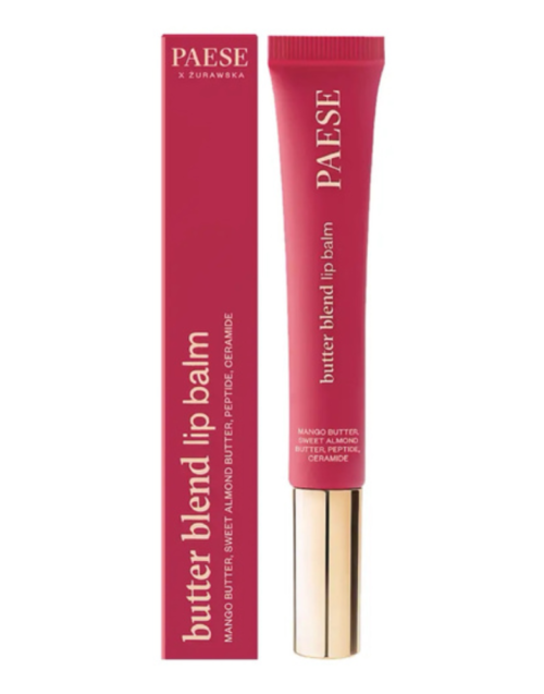 PAESE BUTTER BLEND MASEŁKOWY BALSAM DO UST 04 RASPBERRY GLAZE 9ML