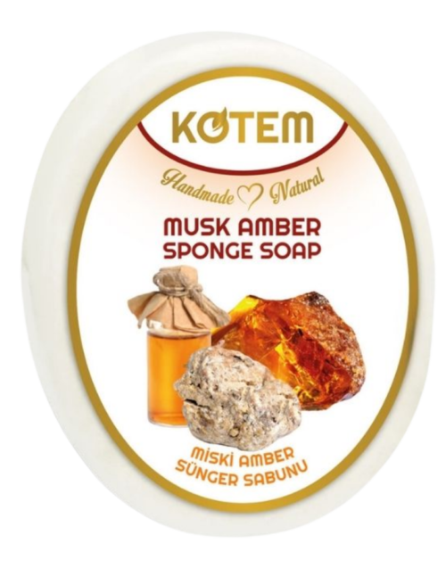 KOTEM PIŻMO BURSZTYN MYDŁO W GĄBCE 125G