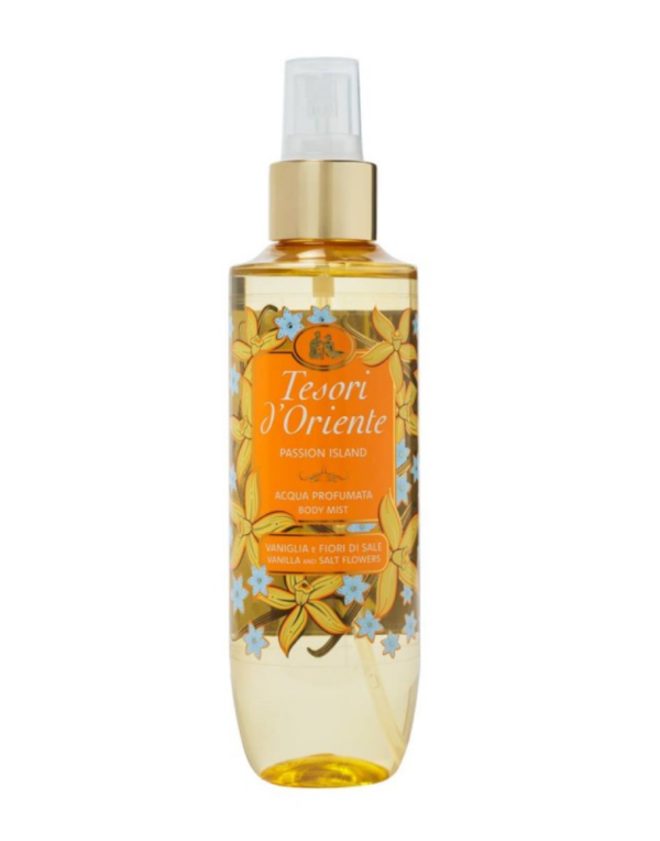 TESORI D'ORIENTE MGIEŁKA DO CIAŁA PASSION ISLAND WANILIA I KWIATY SOLI 200ml