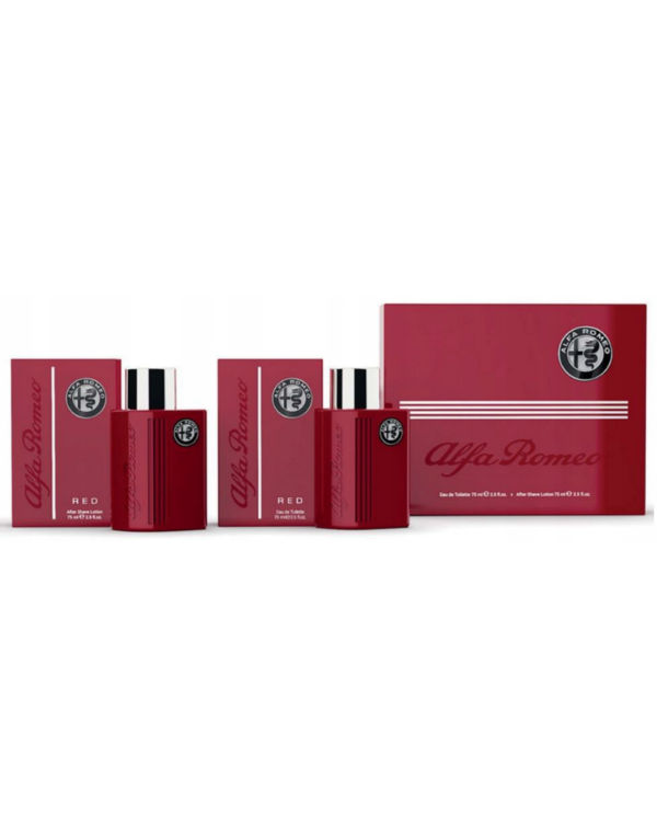 ALFA ROMEO RED EDT 75ML + AFTER SHAVE 75ML
