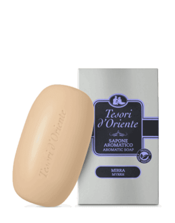 TESORI D'ORIENTE MYDŁO W KOSTCE MIRRA 125G