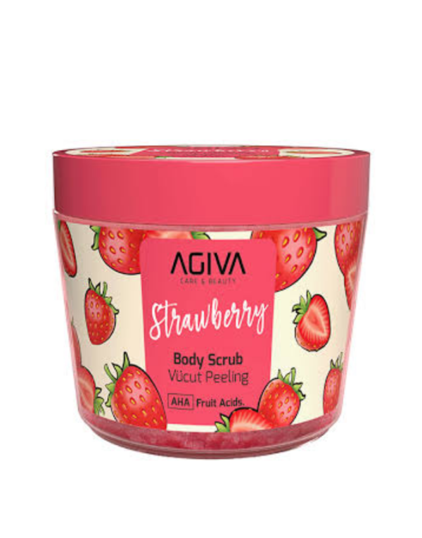 AGIVA PEELING DO CIAŁA STRAWBERRY 300ML