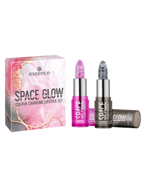 ESSENCE SPACE GLOW COLOUR LIPSTICK SET 2SZT