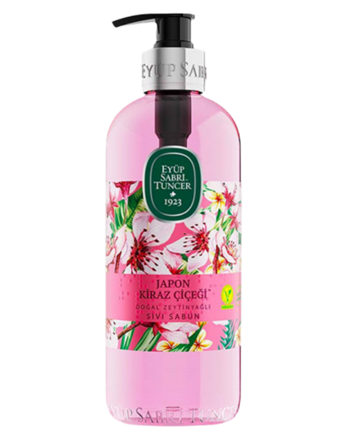 EYUP SABRI TUNCER NATURAL OLIVE OIL JAPANESE CHERRY BLOSSOM MYDŁO W PŁYNIE 500ML