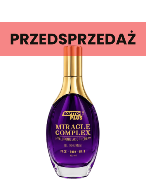 SOFTTO PLUS MIRACLE COMPLEX OLEJEK DO WŁOSÓW I CIAŁA Z WITAMINĄ E I EKSTRAKTAMI ROŚLINNYMI 120ML