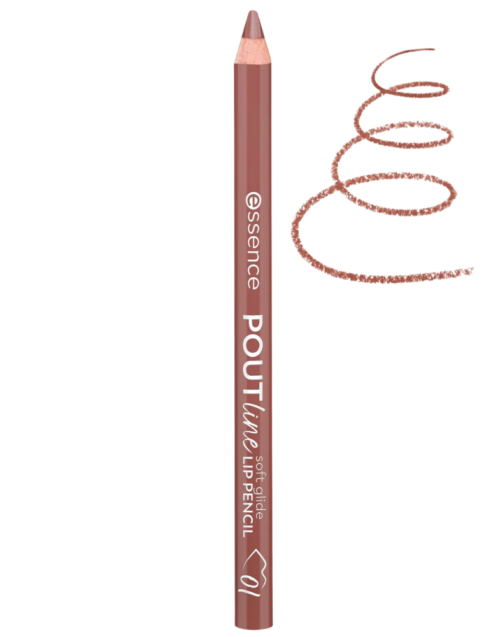 ESSENCE KONTURÓWKA DO UST POUTLINE SOFT GLIDE LIP PENCIL 01 LIKE TO MOAVE IT 0,62G
