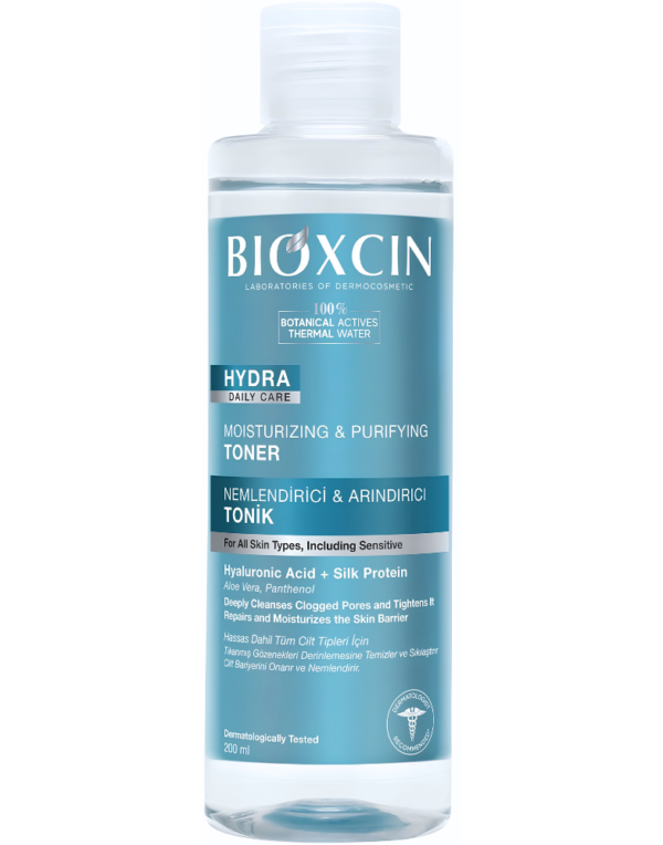 BIOXCIN TONIK NAWILŻAJĄCO - OCZYSZCZAJĄCY HYDRA MOISTURIZING & PURIFYING TONER 200ML